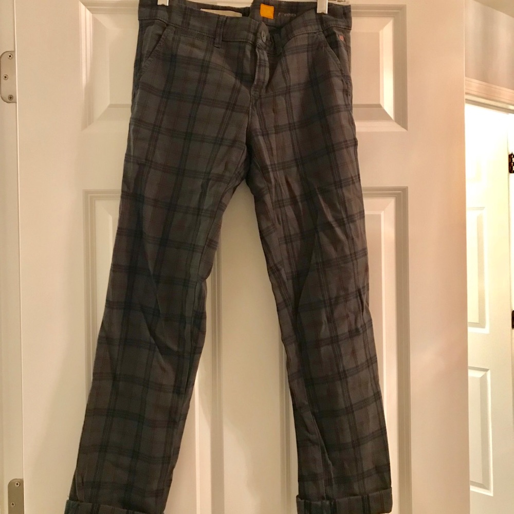 Anthropologie Plaid Pants
